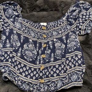 American eagle off the shoulder top